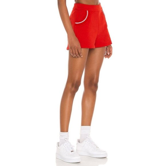 Solid & Striped Sophie Shorts Poppy Red - Picture 5 of 8